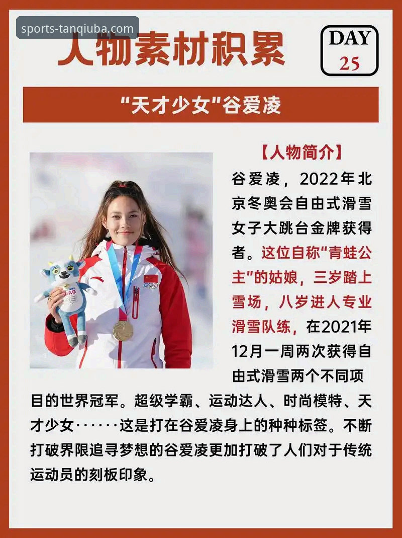 谷爱凌冬奥传奇与体育观赛平台体验深度分析