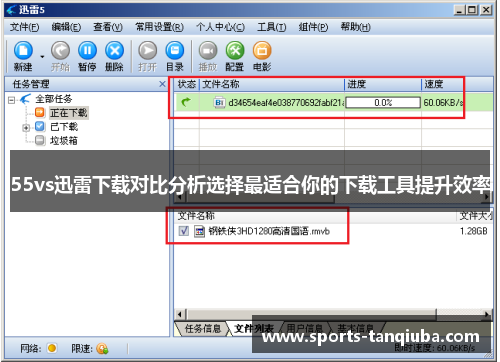 55vs迅雷下载对比分析选择最适合你的下载工具提升效率